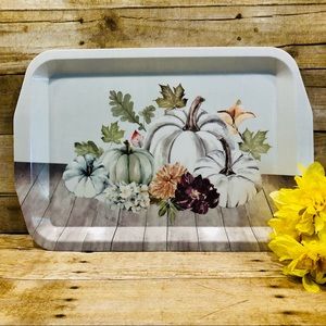 Beautiful Pumpkin Serving Tray